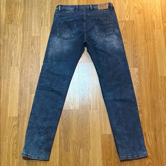 Diesel Denim - Diesel Industry Women’s Deep Blue Mid-High Rise Skinny Jeans Size 16Y